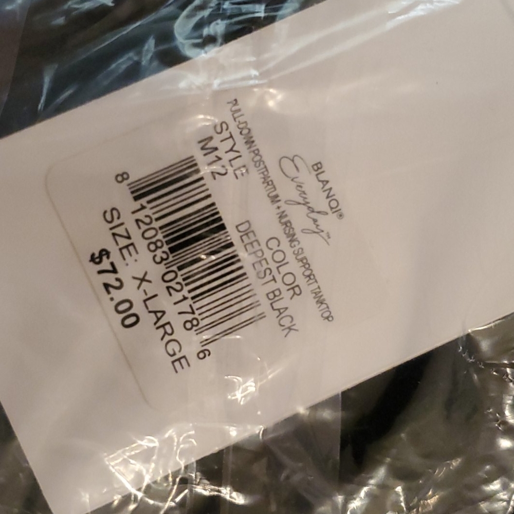 Blanqi brand new XL pull down tank top